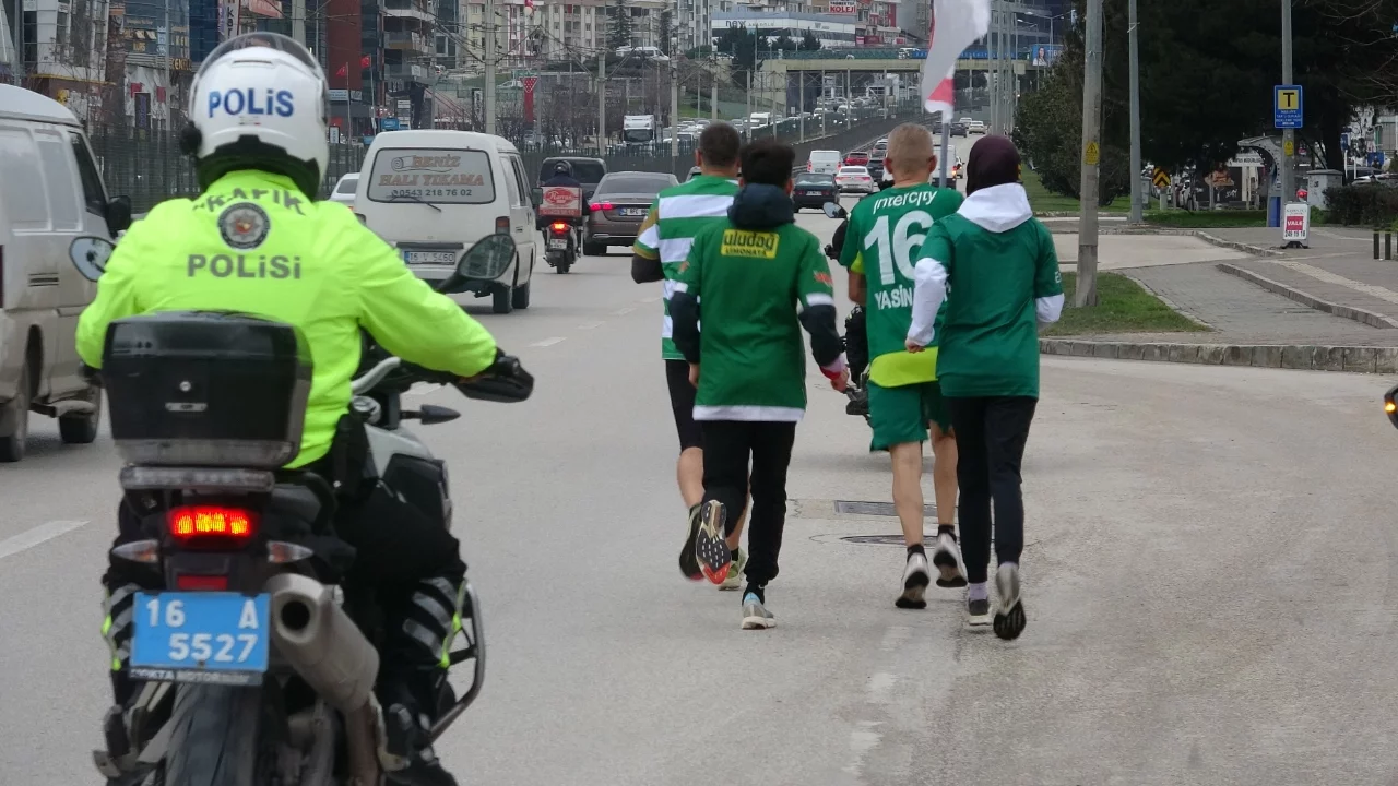 Bursa'da kilometrelerce koştular! Bakın ne için...