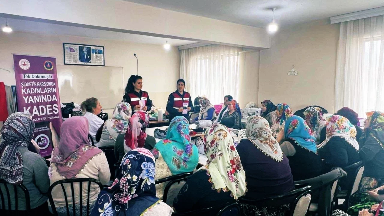 Jandarmanın KADES eğitimleri devam ediyor! Bu kez adres İznik ve Yenişehir...