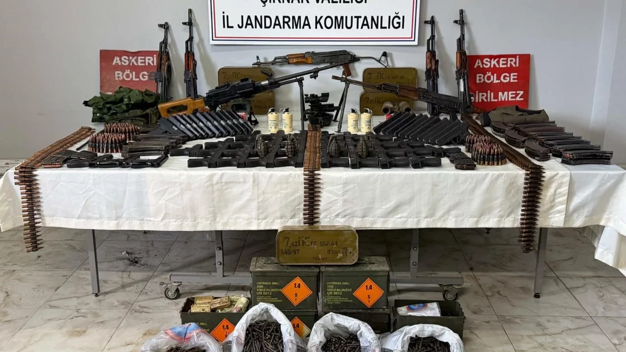 Silopi'de cephanelik ele geçirildi