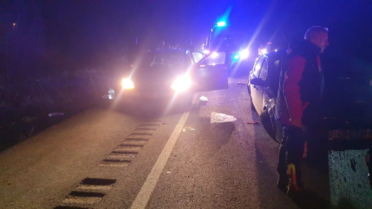 Yozgat'ta otomobil takla attı, 5 kişi yaralandı