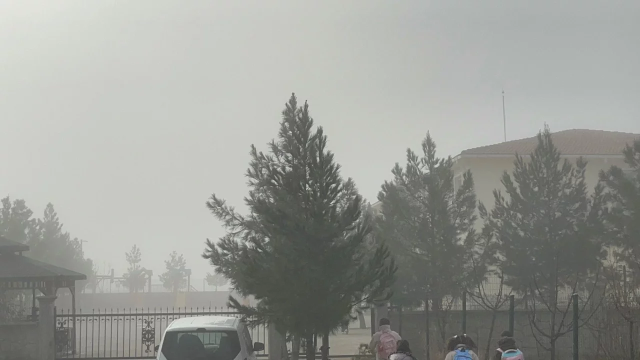 Batman'da sis etkili oldu, görüş mesafesi düştü