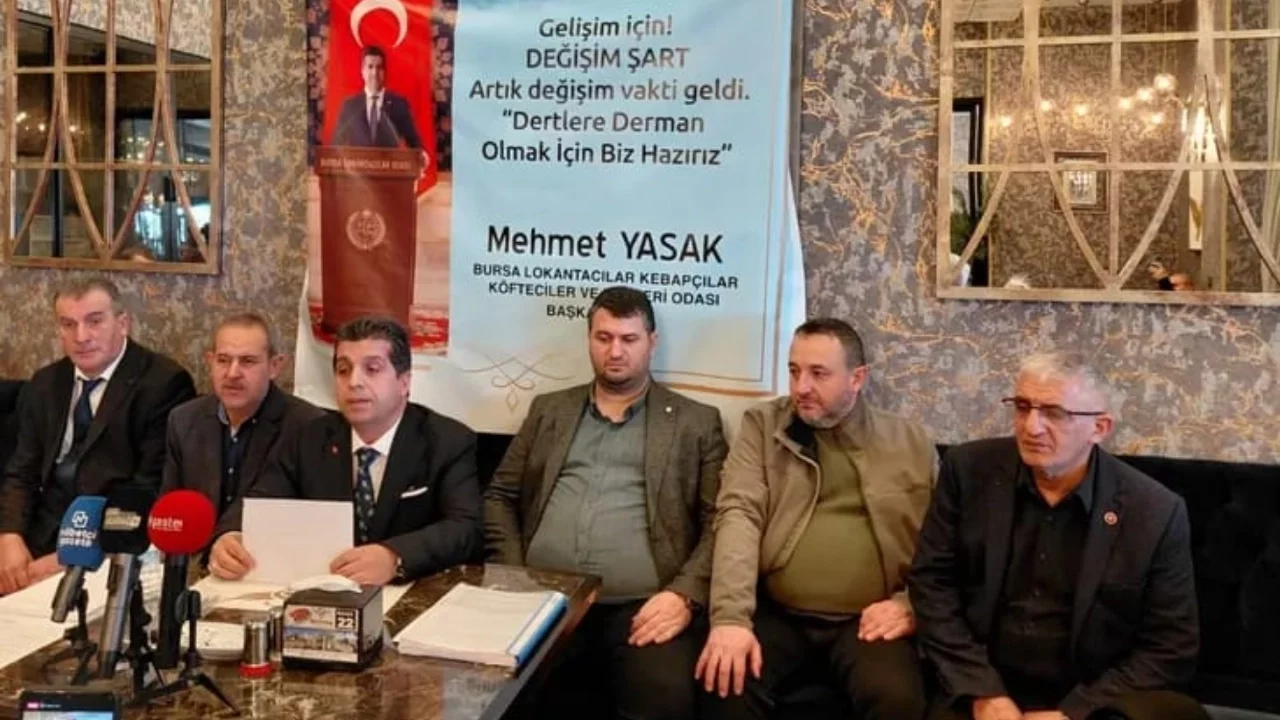  Bursa Lokantacılar Odası'nda seçim heyecanı: "Gücümüzü değişimden alıyoruz"
