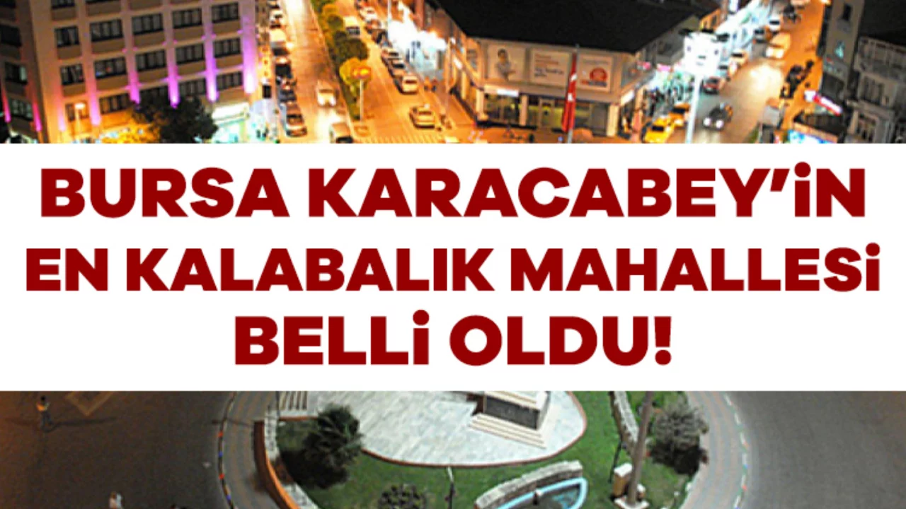 Bursa Karacabey'in En Kalabalık Mahallesi Ortaya Çıktı! İşte Bursa Karacabey Mahalle Mahalle Nüfus Sayıları