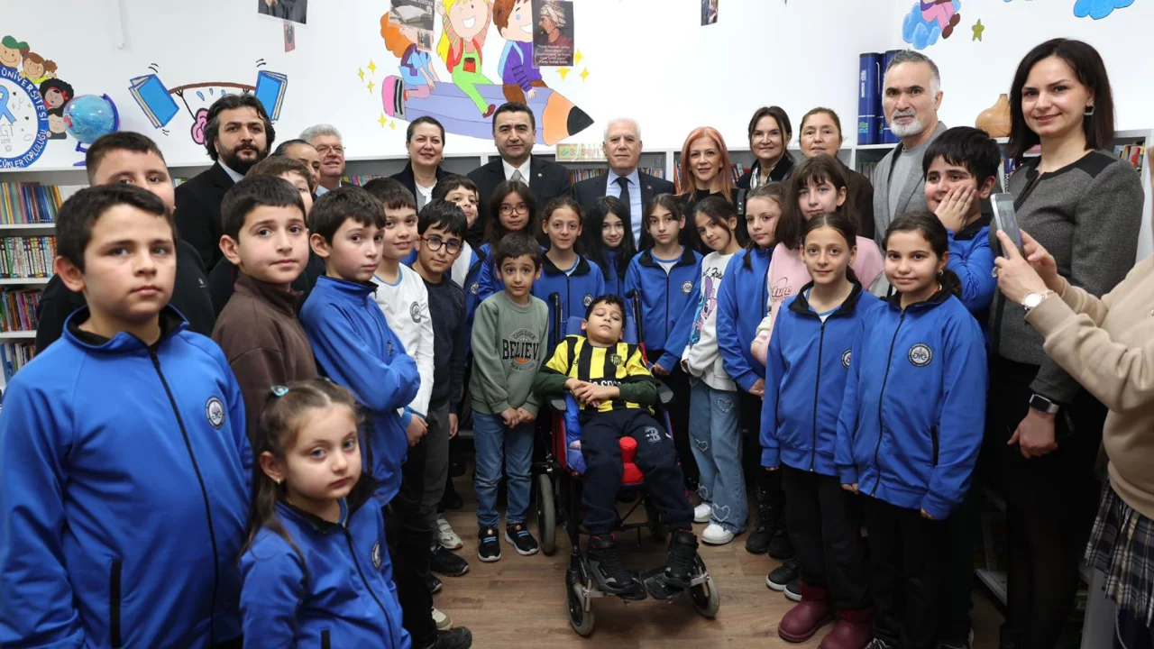 Bursa Büyükşehir'den eğitime anlamlı destek: Kütüphane yenilendi