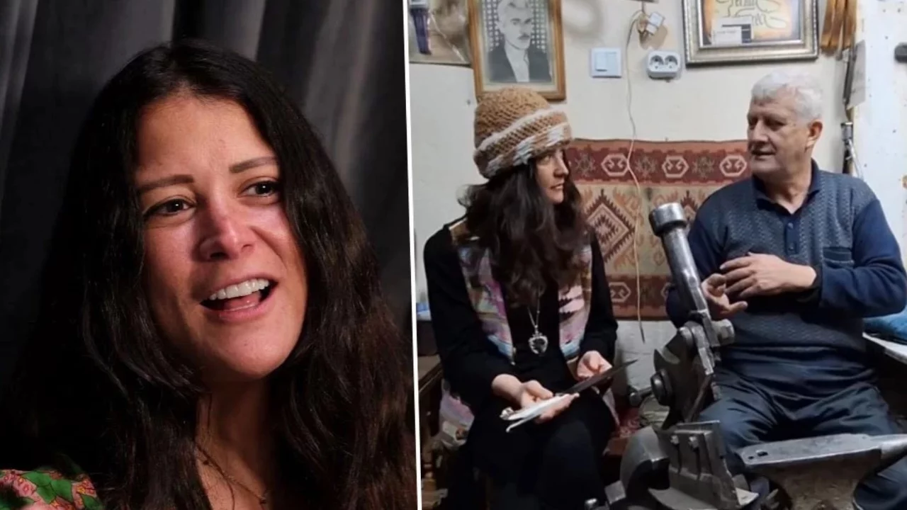 Elif Boyner üretici ile bıçak tanıttı