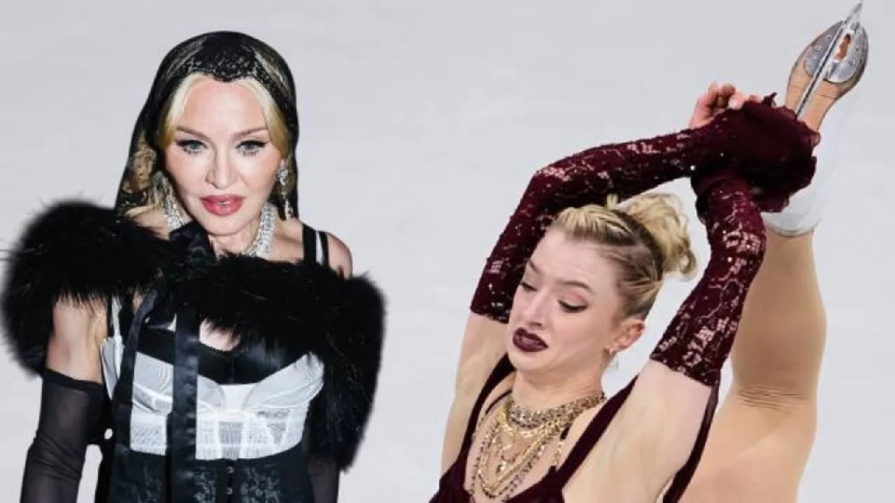 Madonna'dan artistik buz patencisine sürpriz mesaj