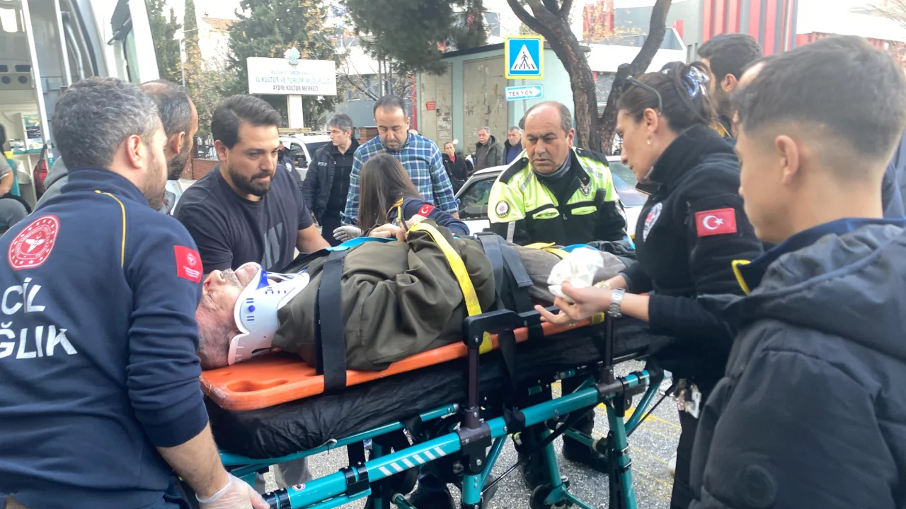 Otomobilin çarptığı yaya yaralandı