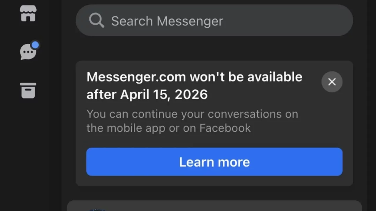 Messenger.com hizmeti kapatılıyor: İşte kullanmak için son tarih 