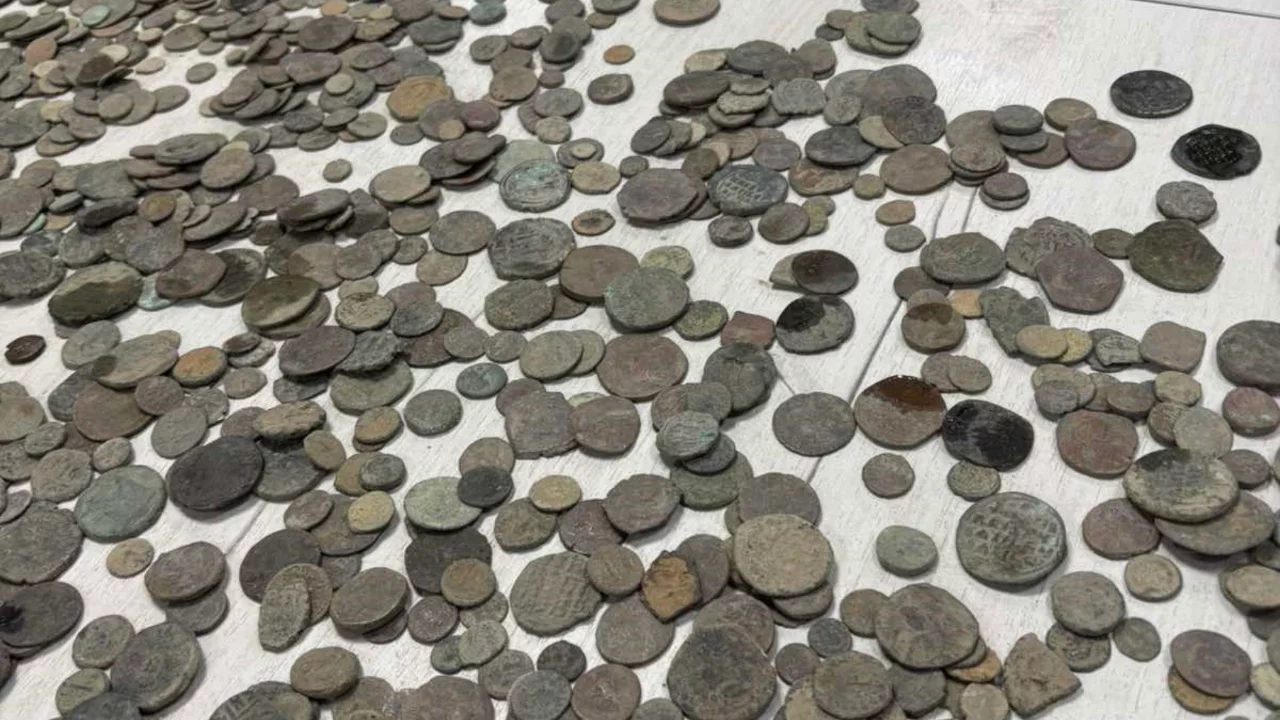T&uuml;rkiye'den ka&ccedil;ırılan binlerce sikke ve obje komşuya takıldı