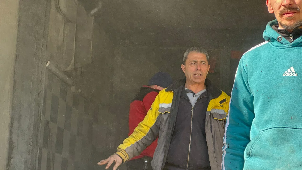Bolu'da oto kuaf&ouml;r d&uuml;kkanında yangın