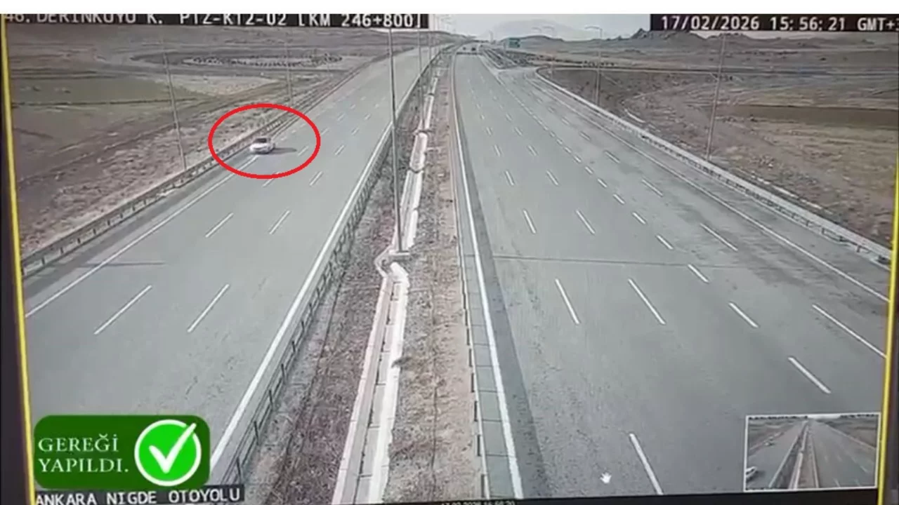 Otoyolda yaptığı hareketlerle kazaya davetiye çıkarmıştı! Emniyetten kaçamadı...