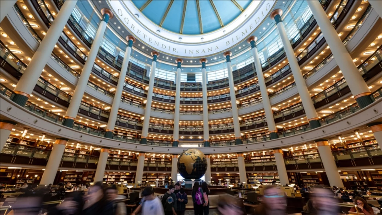 Millet Kütüphanesi 6 yılda yaklaşık 9 milyon ziyaretçi ağırladı