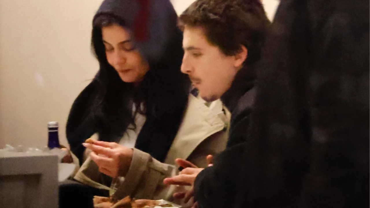  Kylie Jenner ile Timothee Chalamet pizzacıda: Dükkan onlara tahsis edildi 