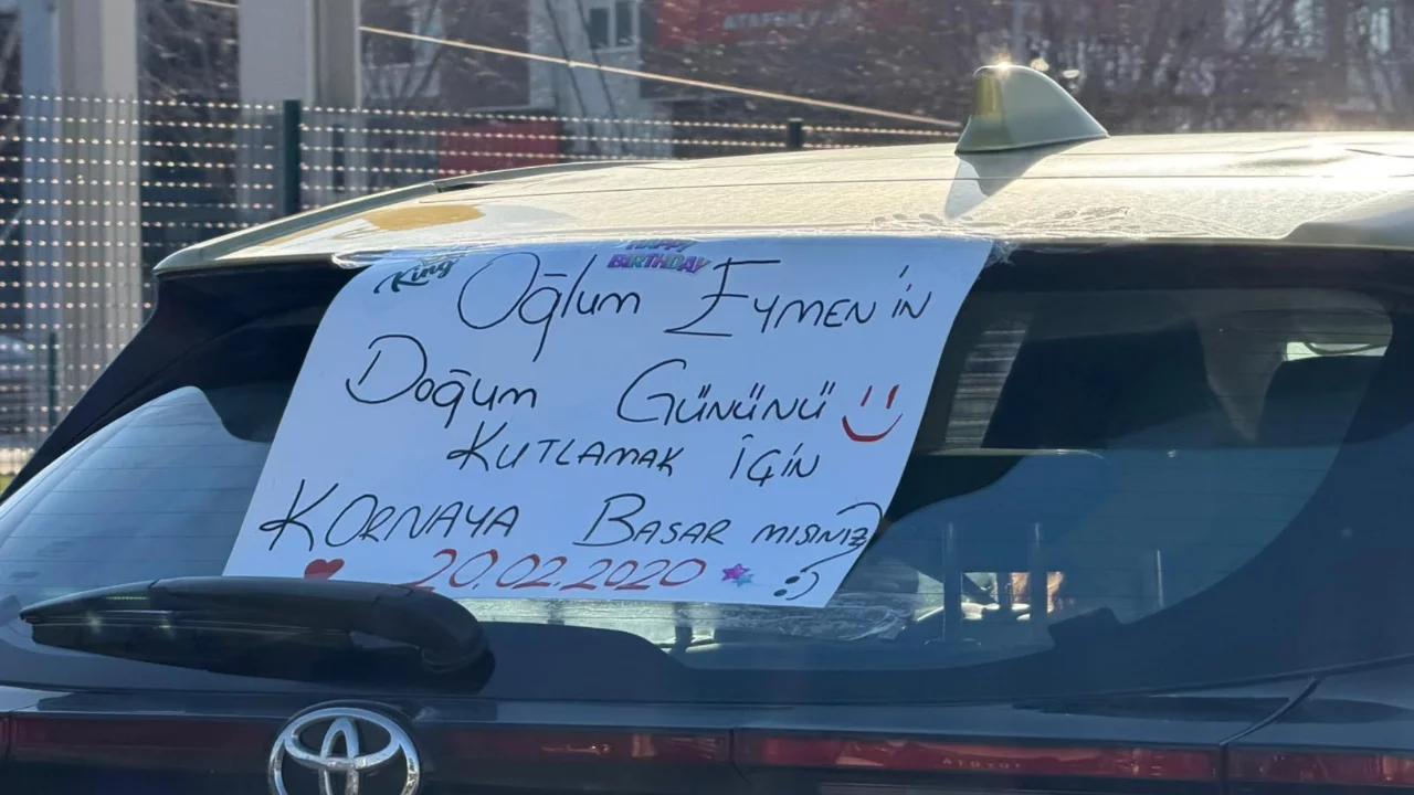 Bursa trafiğinde ilginç doğum günü sürprizi! 