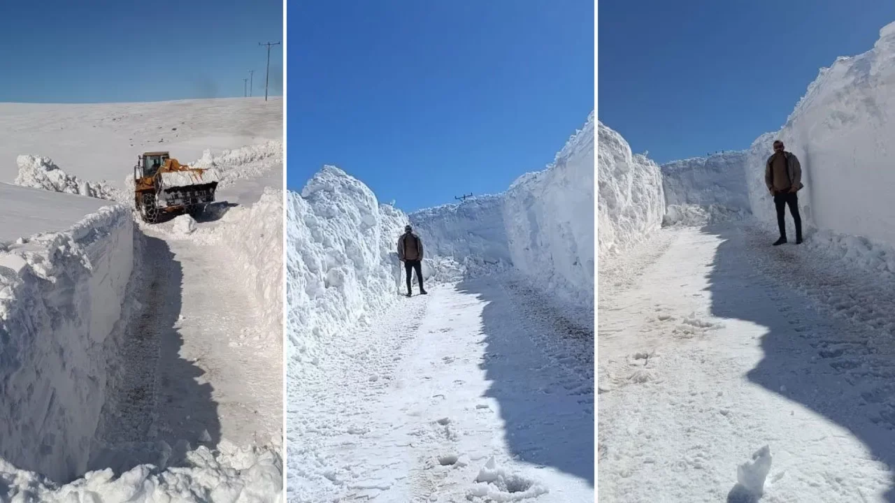 Karlıova'da kar alarmı! Ekipler 2 metreyi aşıyor 