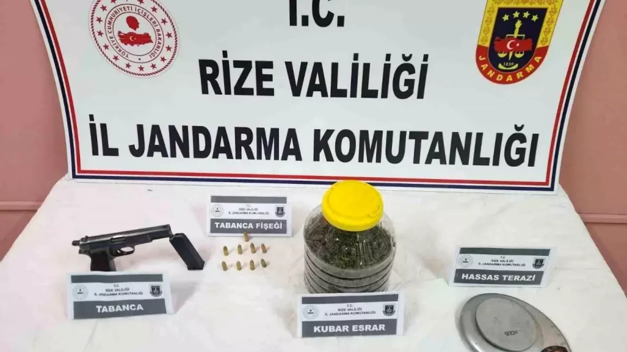 Rize'de uyuşturucu operasyonu