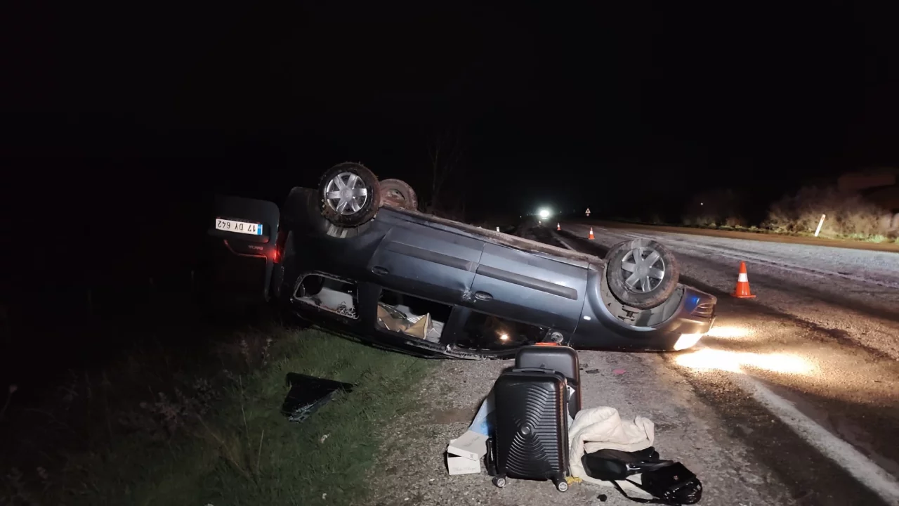 Çan'da trafik kazası 2 yaralı