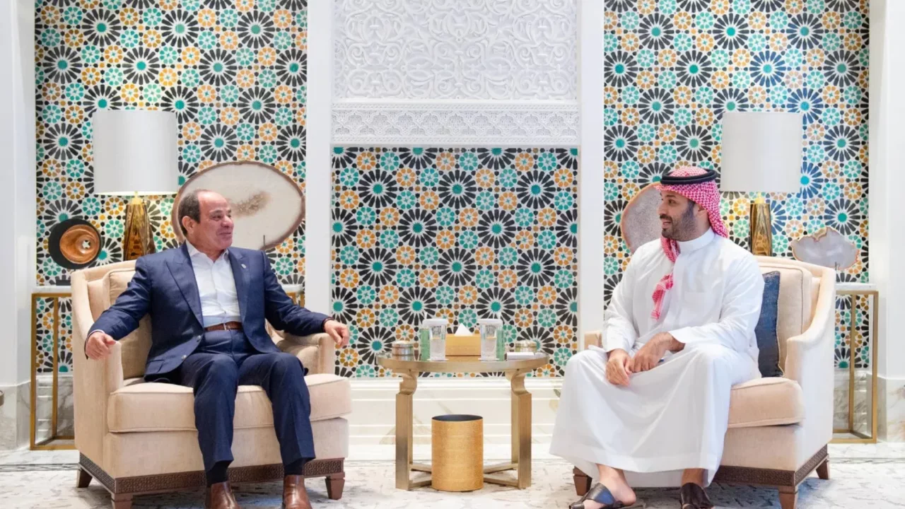 Mısır Cumhurbaşkanı ile Suudi Arabistan Veliaht Prensi, Cidde'de görüştü
