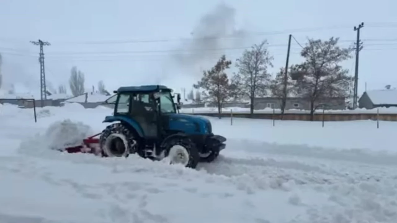 Kar engel olamadı, k&ouml;y harekete ge&ccedil;ti