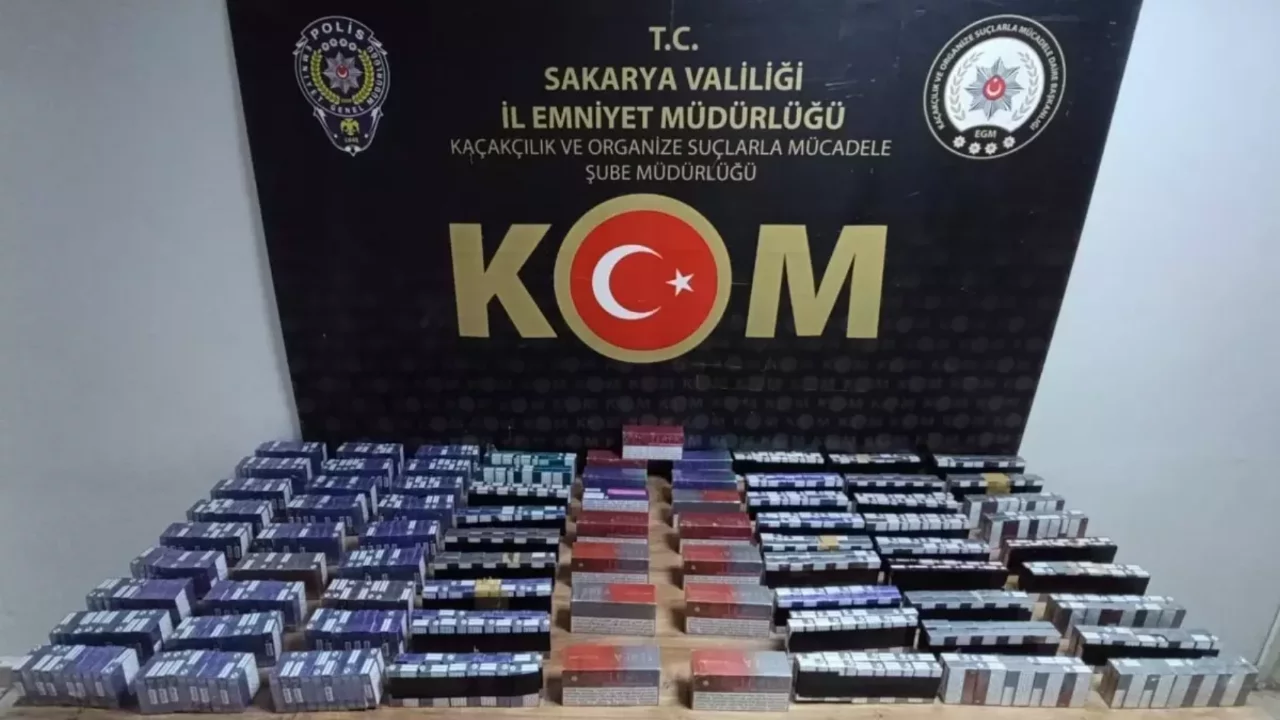 Sakarya'da binlerce adet gümrük kaçağı elektronik sigara ele geçirildi