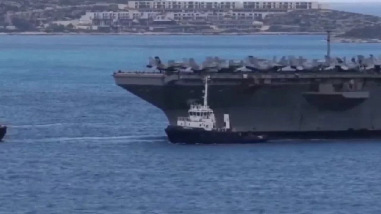 ABD'ye ait USS Gerald R. Ford uçak gemisinde tuvalet krizi