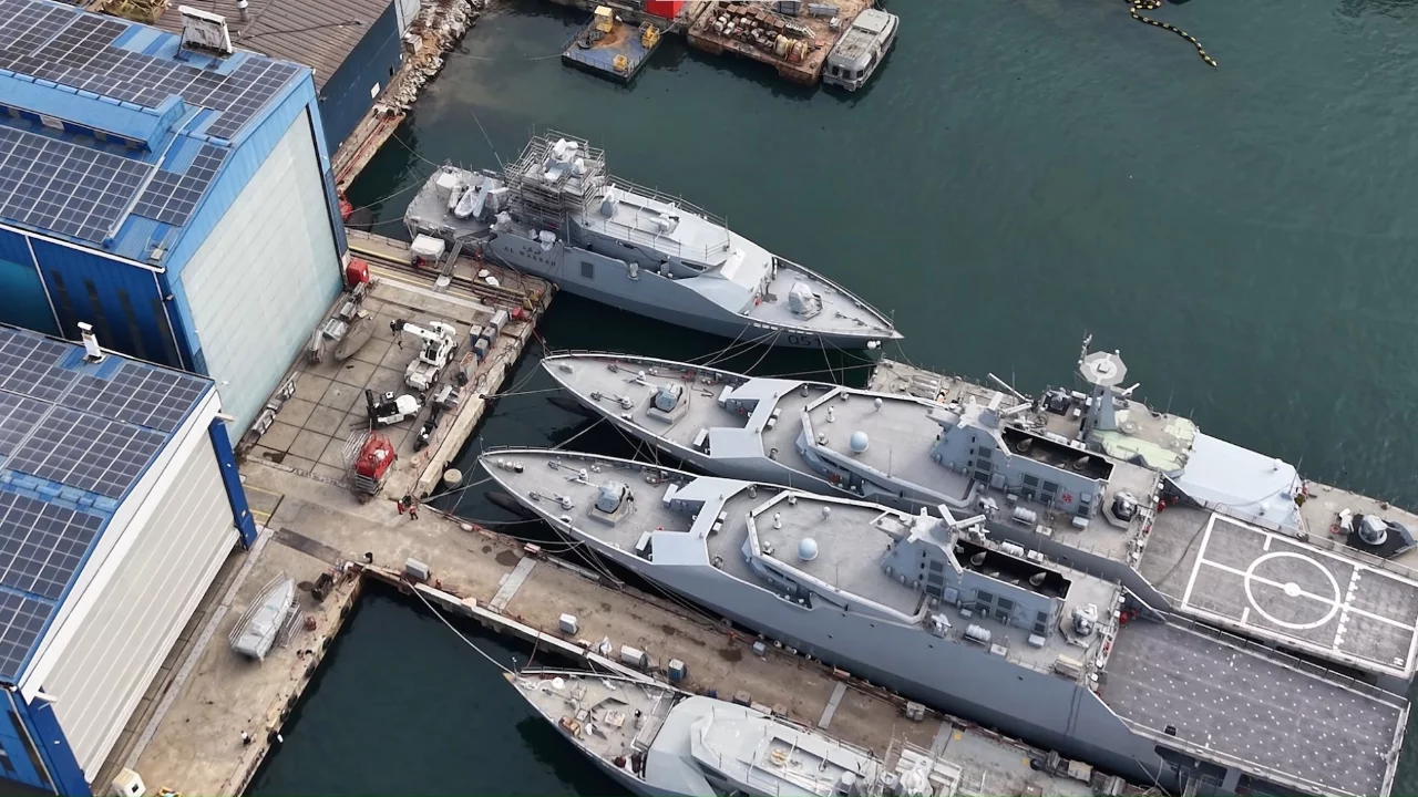 Katar için üretilen hücumbotları suya indirildi