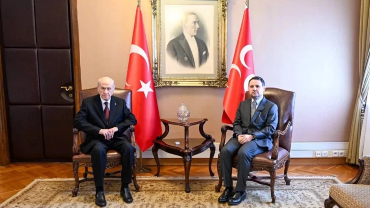 Adalet Bakanı Akın Gürlek'ten MHP Lideri Devlet Bahçeli'ye ziyaret 