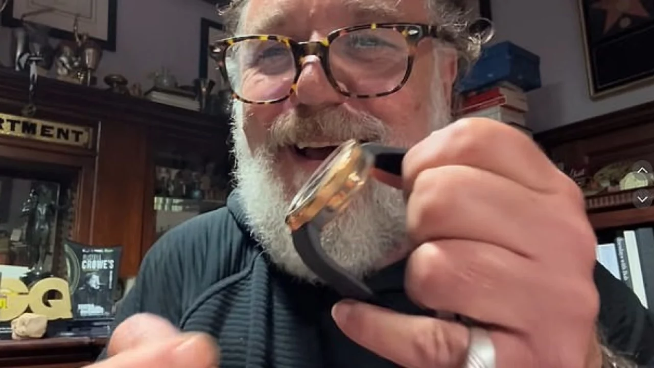  Hollywood yıldızı Russell Crowe meğer TikTok'un da yıldızıymış 