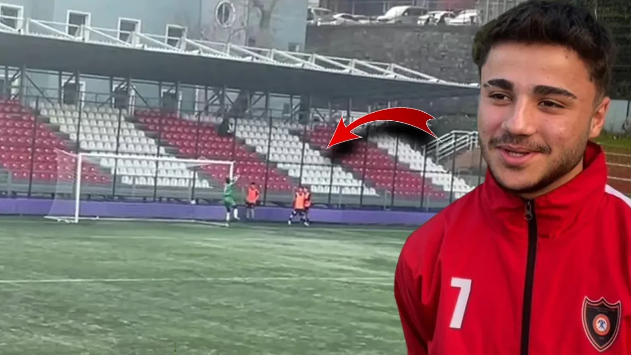 55 metreden attı, jeneriklik golü anlattı: İlk yaptığım kaleye bakmak oldu 