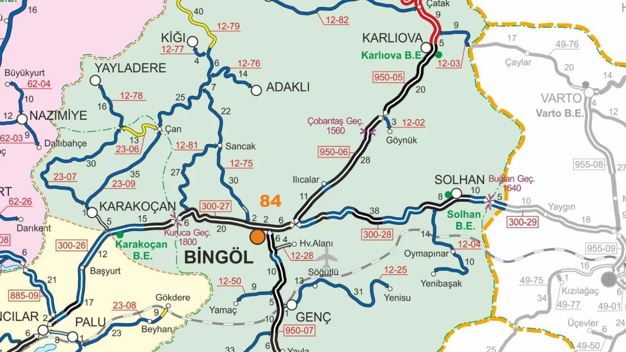 Bing&ouml;l-Erzurum karayolu tır trafiğine kapandı