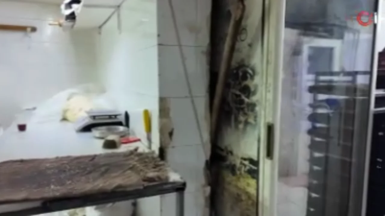 Mide bulandıran görüntü: Fırın mühürlendi