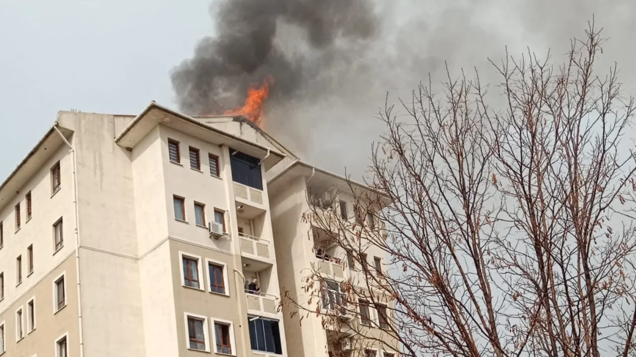 Batman'da korkutan yangın