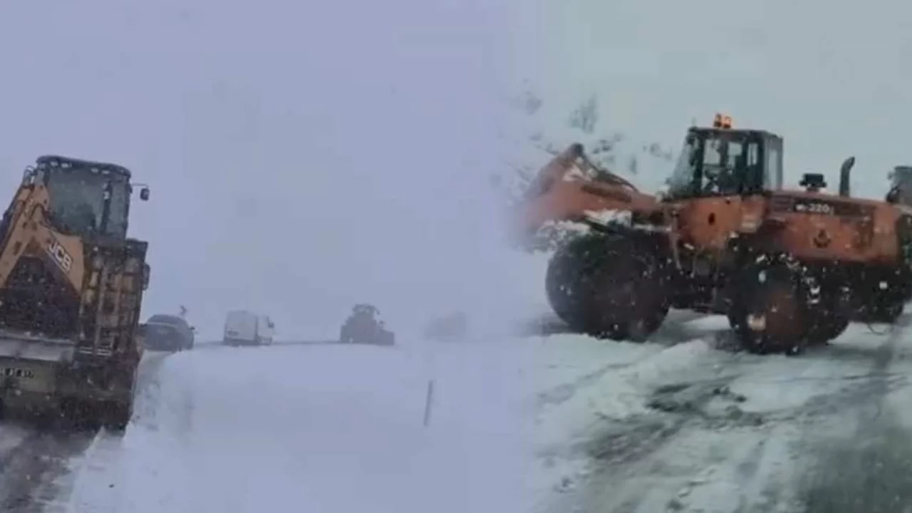 Siirt'te kar esareti! 117 köy yolu kapandı 