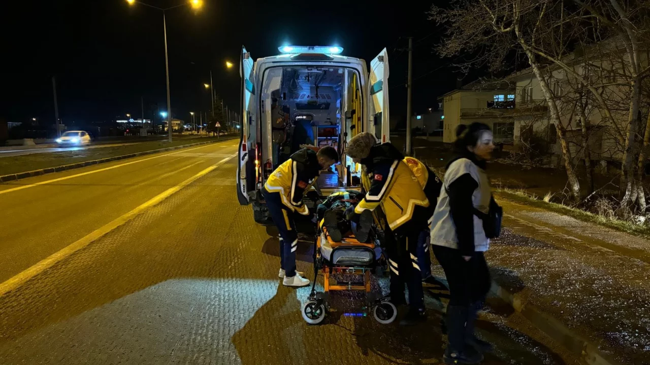 Ereğli'de motosiklet kazası: 1 yaralı