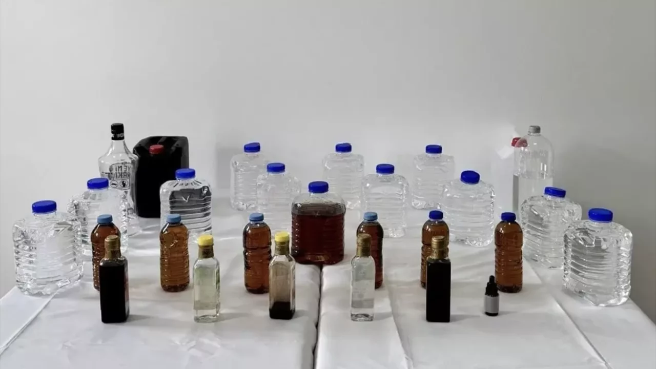 Kırşehir'de kaçak alkol operasyonunda 1 şüpheli yakalandı