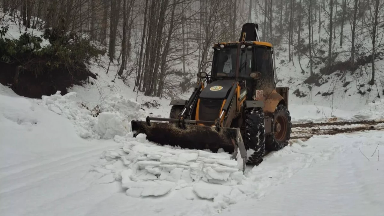 Bursa ormanlarında yoğun mesai! Kar seferberliği başladı