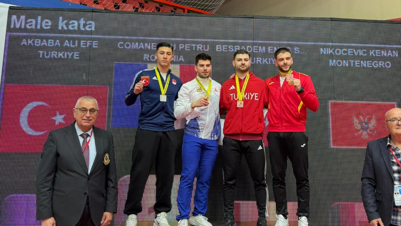 Belediyesporlu karateci Beşbadem, Balkan üçüncüsü