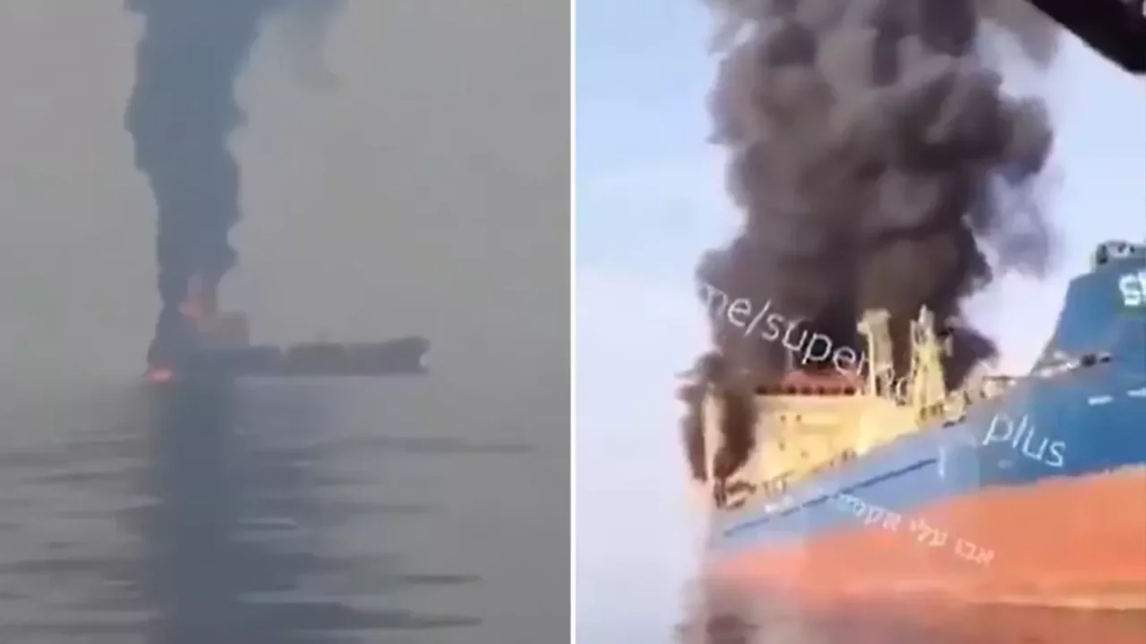 Hürmüz Boğazı'ndan alevler yükseldi! Yasağı çiğneyen tanker vuruldu