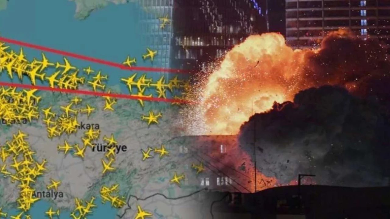 İran hava sahasını kapattı uçaklar Türkiye'ye akın etti