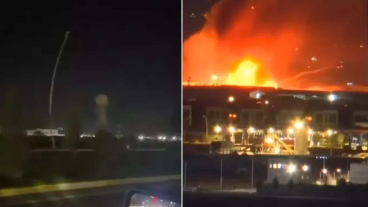 İran bir üssü daha bombaladı! Uluslararası havalimanında alarm...