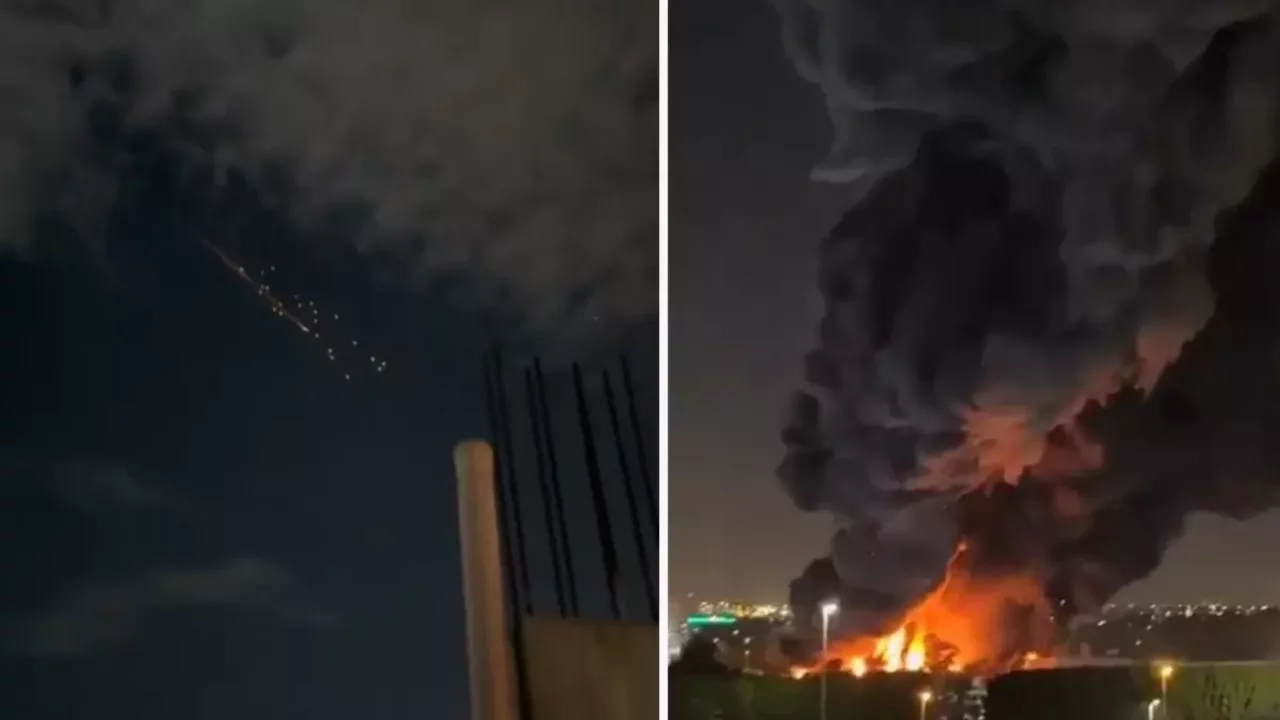 İsrail yangın yeri! İran'dan seri füze saldırıları...