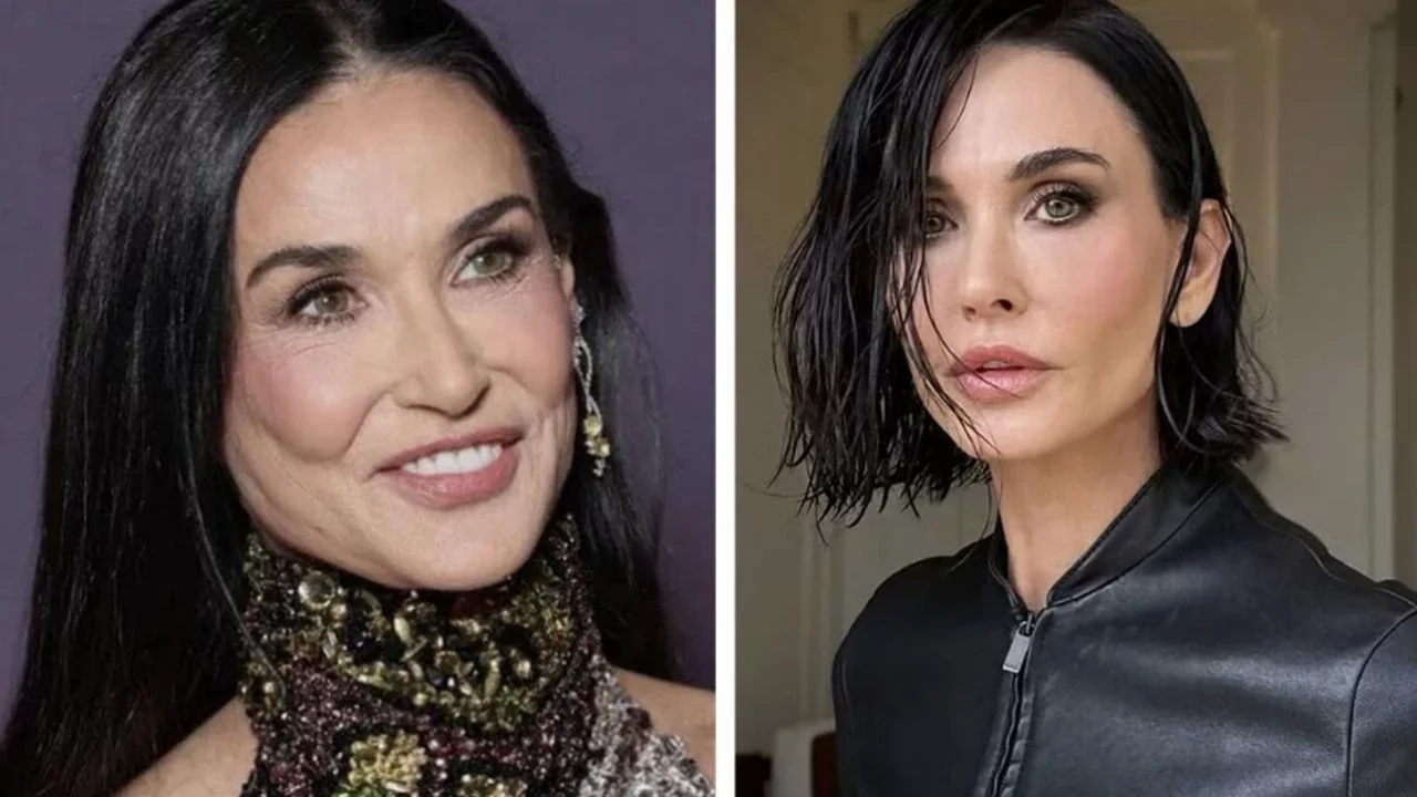 63 yaşındaki Demi Moore görenleri şoka soktu