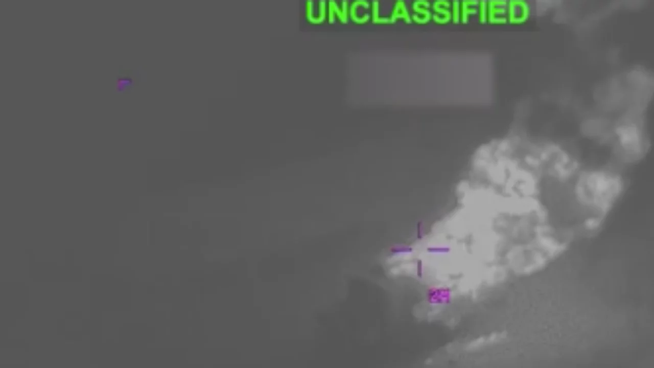 ABD ordusu İran'a yönelik saldırıların yeni görüntülerini yayınladı