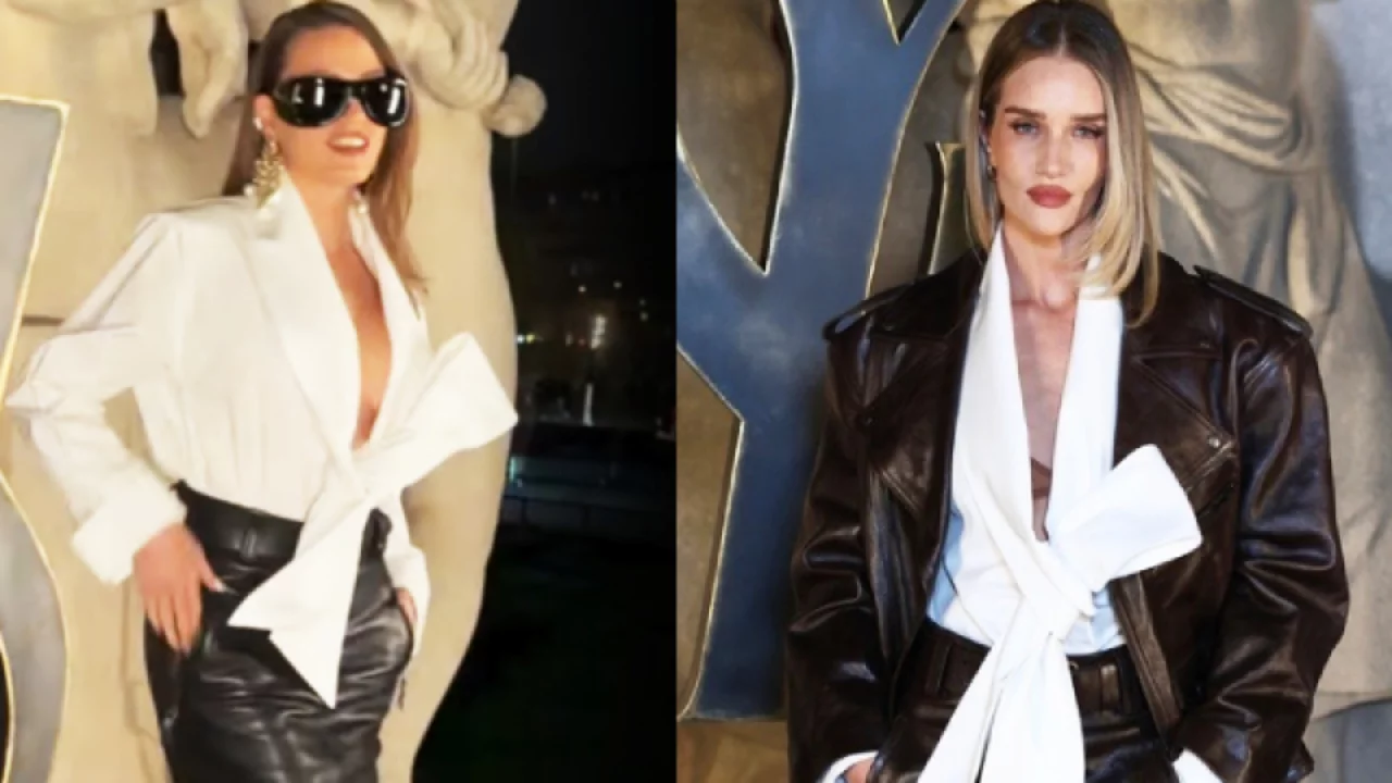  Serenay Sarıkaya ile Rosie Huntington-Whiteley pişti oldu 