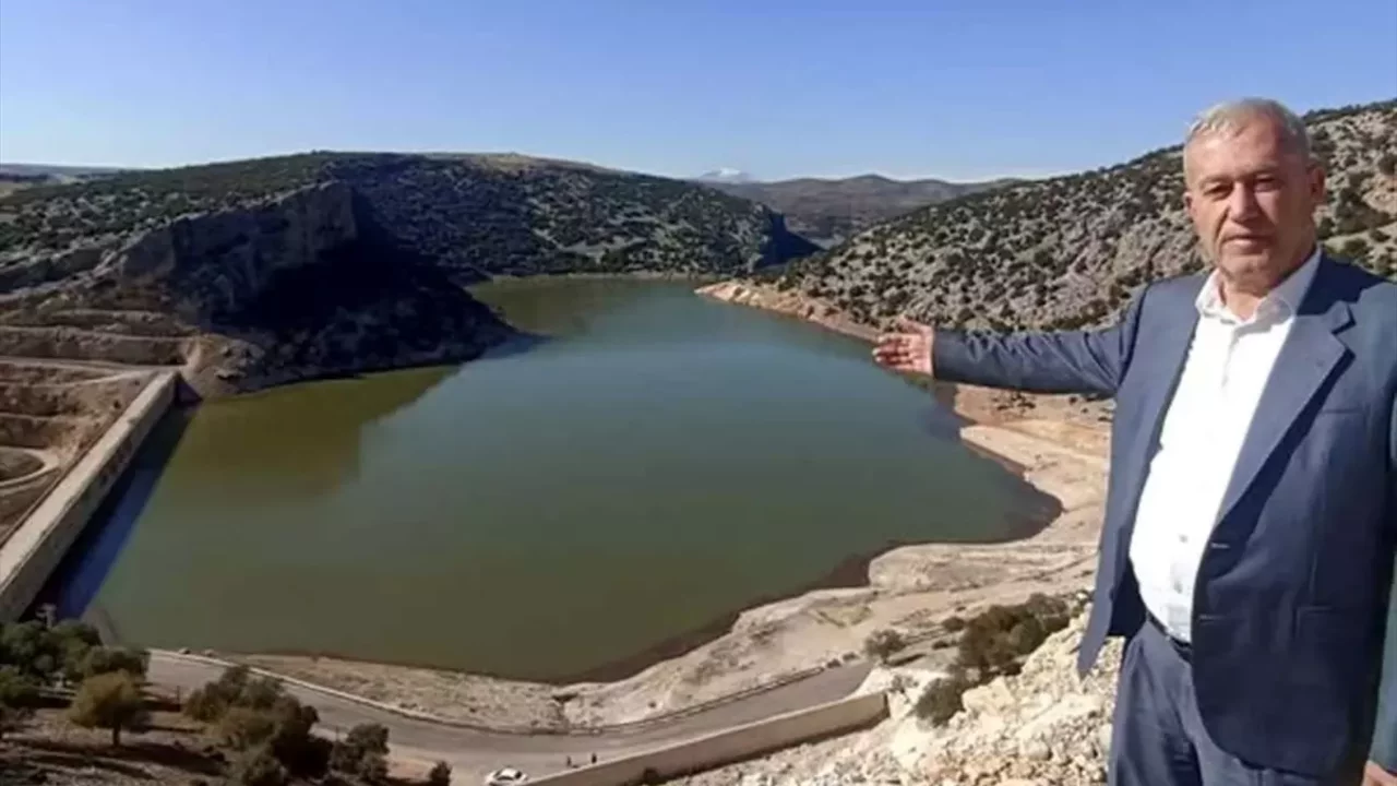 Araban Ardıl Barajı g&ouml;l&uuml;nde su seviyesi y&uuml;kseliyor