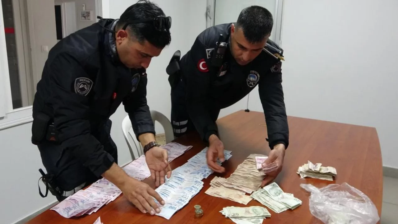 Dilencilerin üzerinden 24 bin 577 TL çıktı