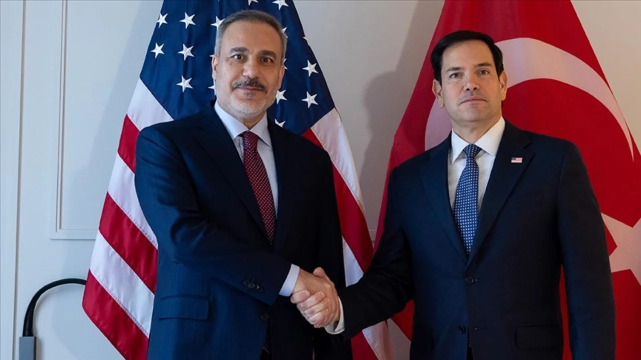 Bakan Fidan, ABD'li mevkidaşı Rubio ile g&ouml;r&uuml;şt&uuml;