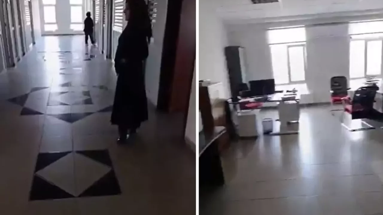 Devlet dairesinde skandal! Vatandaş o anları kayda alıp paylaştı...