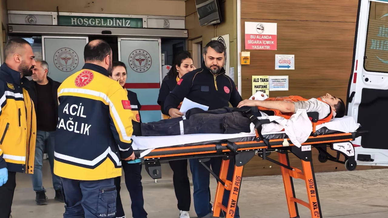 Bursa'da korkutan iş kazası: 19 yaşındaki genç yaralandı