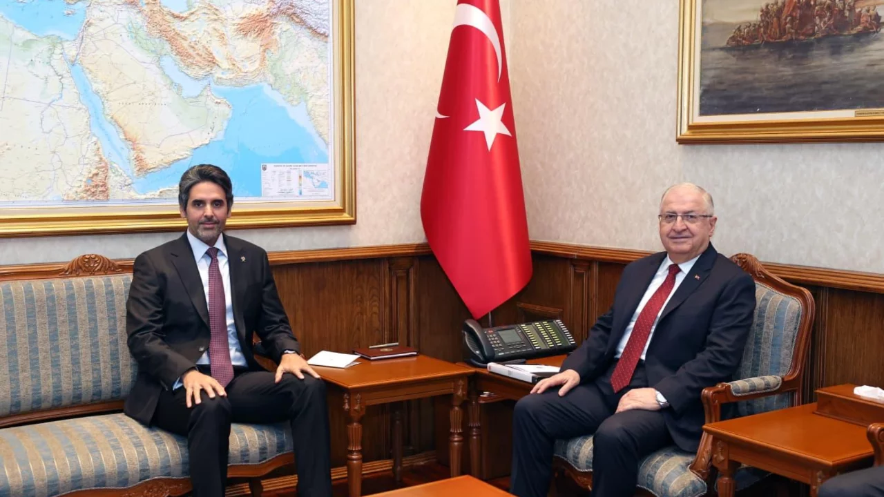 Bakan Güler, Katar Büyükelçisi Faisal ile görüştü 